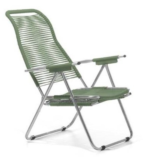 FIAM® Liegestuhl/Sessel Spaghetti Salbeigrün